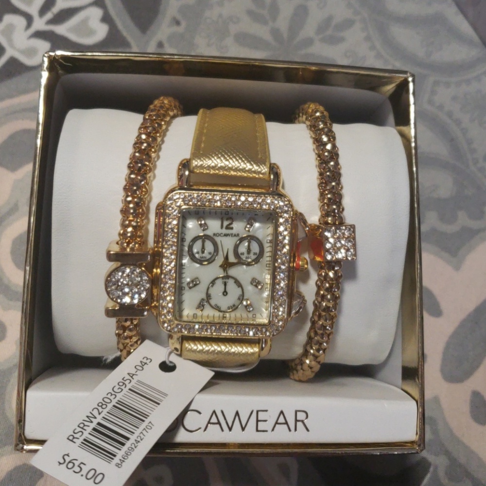 Rocawear Gold Diamond watch